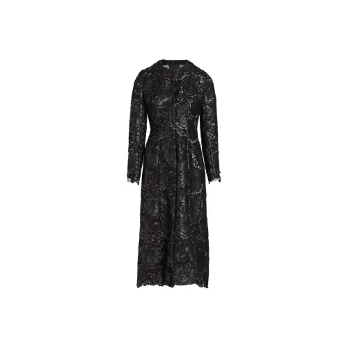 Giambattista Vall Черное Женское Пальто