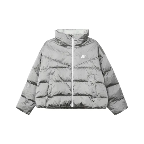 Nike SportswearTherma Форма Пуховая куртка Женская Серебряная
