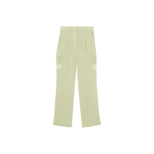 Burberry Светло-зеленые Женские Вязаные Спортивные Брюки