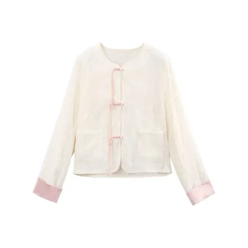 A paradise for awakening Укороченное пальто женское бежевый