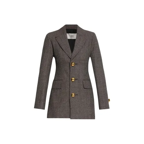 AMIPARIS FW24 Бизнес-костюм Женский Кофейный Коричневый