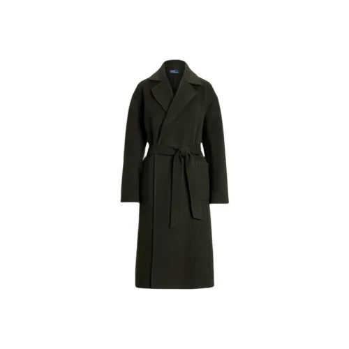 Пальто Polo Ralph Lauren Женское Темно-зеленое