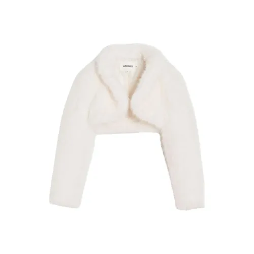 APPARIS FW24 Cropped Coat Women's White
