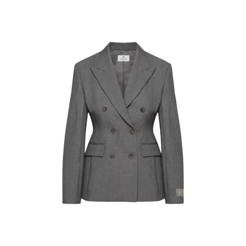 ARITZIA BABATON Zona Blazer Бизнес Костюм Женские Heather Charcoal Stone Phoebe Jennett Charcoal