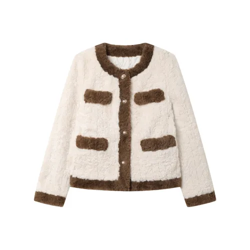 LOUISY AO Экрю Женские меховые изделия