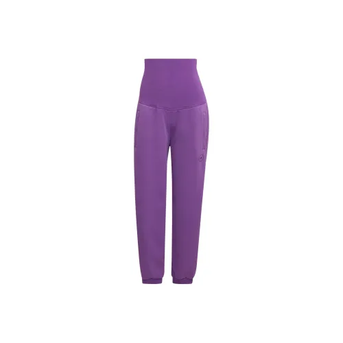 Adidas Фиолетовые Женские Вязаные Тренировочные Брюки