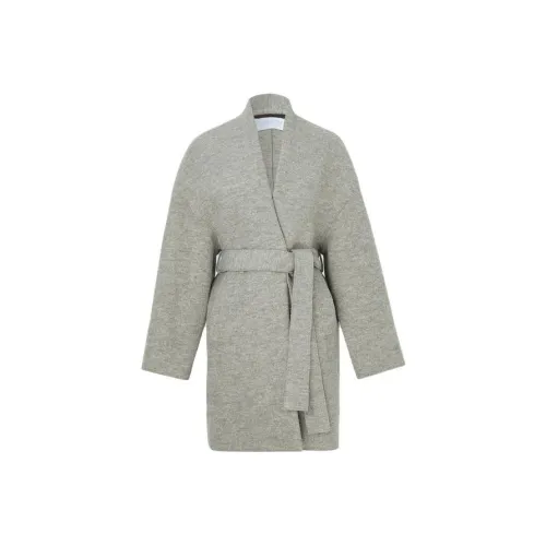 HARRIS WHARF LONDON Пальто Женское Светло-Серое