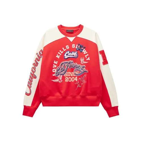 Ed Hardy SS25 Толстовка Женская Китайский Красный