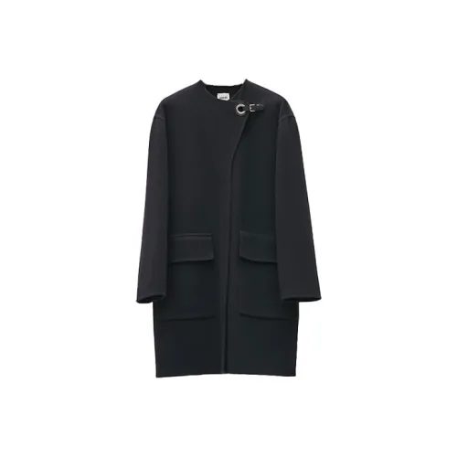 HERMES Темно-синие женские бархатные куртки