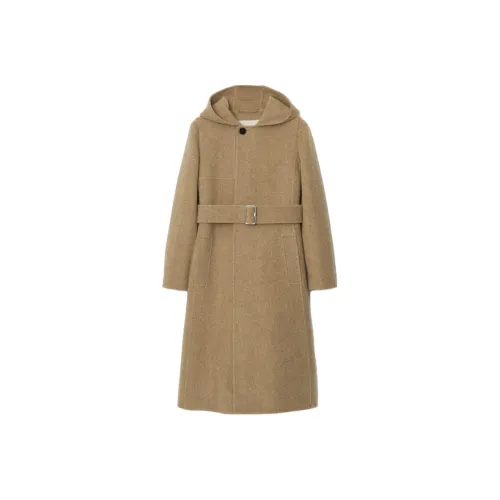 Burberry Грязь Песочный Женское Пальто