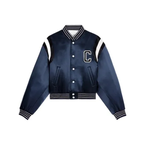 CELINE FW22 Бейсбольная куртка Женская Синяя