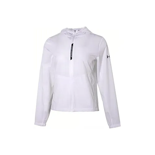 Under Armour UA Sun Protection Series Белая Женская Одежда с Защитой от УФ-лучей