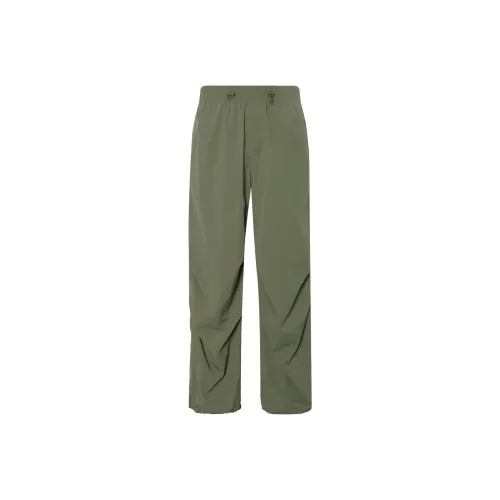 UNIQLO Повседневные брюки Женские Оливковый