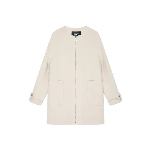 DKNY Бежевое Женское Пальто