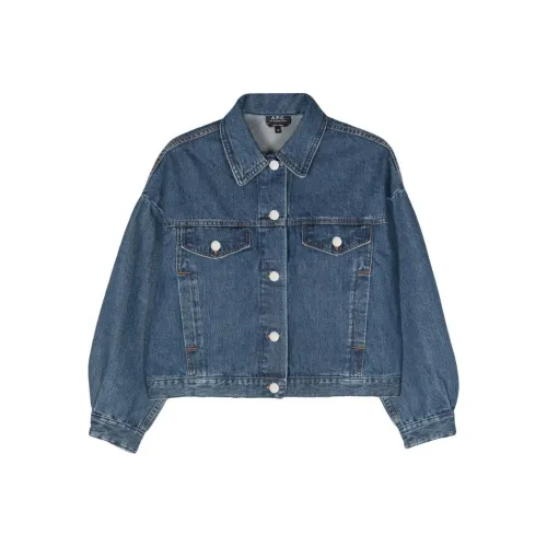 A.P.C Denim Jacket Women's Blue
