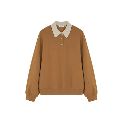 Mo Han Yi Mei Толстовка Женская Закатный Оранжевый