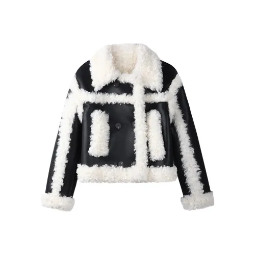 THE SEA LIFE Укороченная куртка женские черный маг