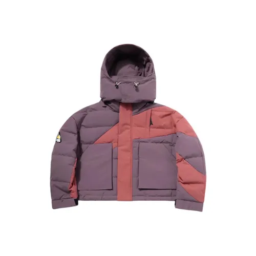 Down Jacket Women's Gray Purple
