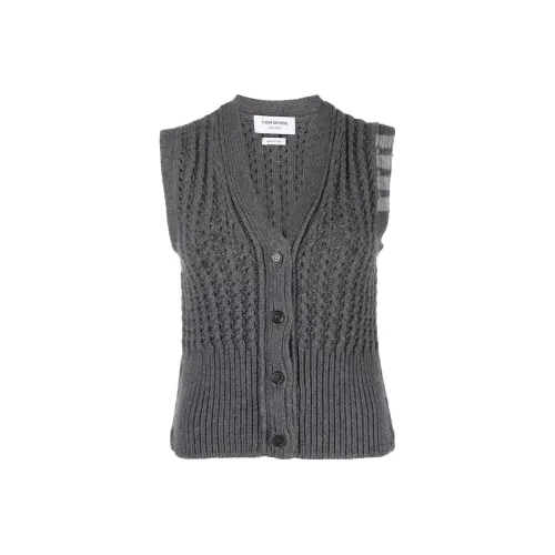 THOM BROWNE Серые Женские Жилеты