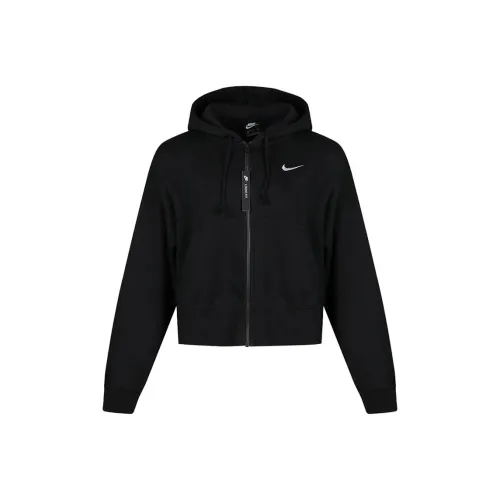 NIKE Черное Женское Короткое Пальто