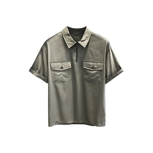 YGQPZHZ Зеленый Мужские Рубашки