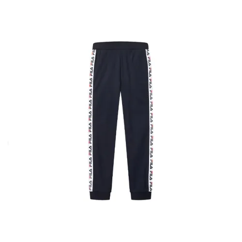 FILA Синие Женские Вязаные Тренировочные Брюки