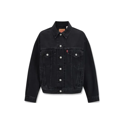 Levi's Denim Jacket Women's Dark Gray