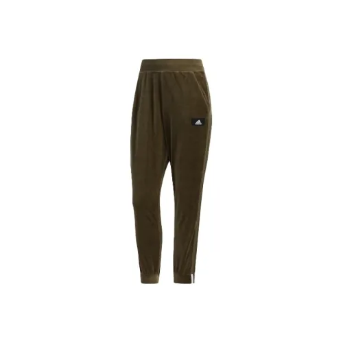 Adidas Вязаные Тренировочные Штаны Женские Хаки Коричневый