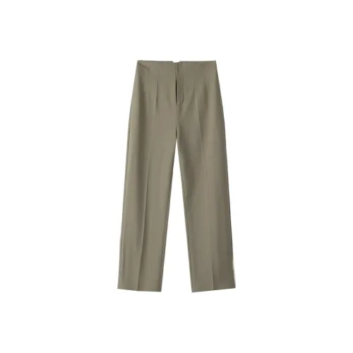 THE SEA LIFE Повседневные брюки Женские Сияющий зеленый