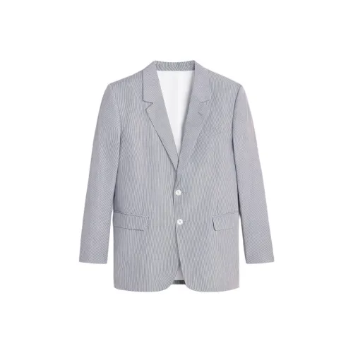 CELINE SS24 Бизнес Костюм Пальто Женское Морской Синий