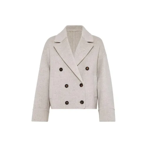 BRUNELLO CUCINELLI SS24 Пальто Женское Бежевый