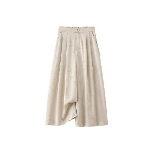 IHIMI Повседневные брюки женские светлый хаки