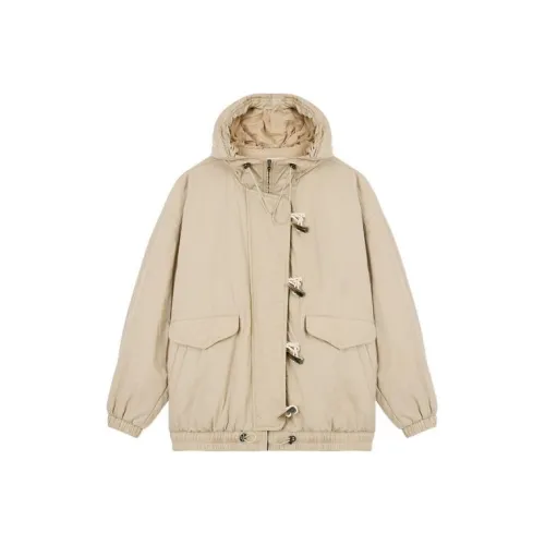 ISABEL MARANT ETOILE Бежевый Женские Объемные Куртки (Пуфы)