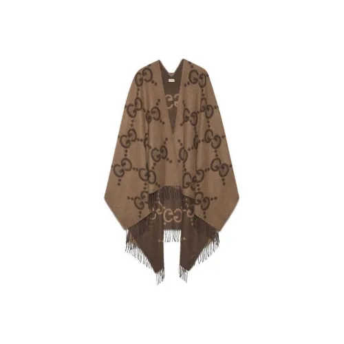 GUCCI SS24 Плащ Женский Темно-Коричневый
