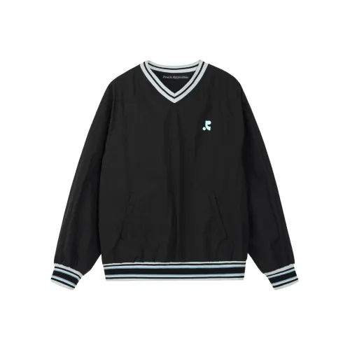 Rest Recreation SS25 V-Neck WIND SHIRT Sweatshirt Women's Black