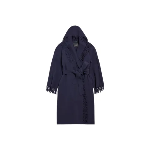 Balenciaga SS24 Куртка Свободного кроя Женская Темно-синяя