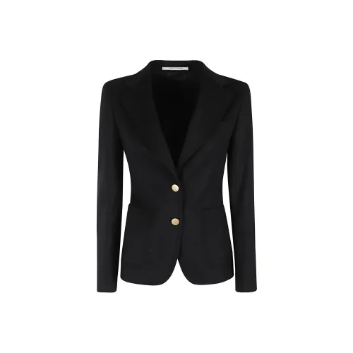 Tagliatore FW24 Бизнес-костюм Пальто Женское Черное