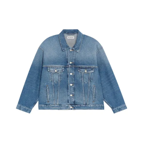 Balenciaga SS22 Denim Jacket Women's Indigo