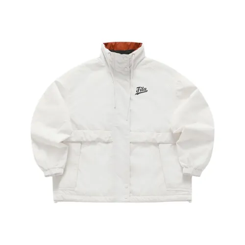 FILA FUSION Хлопковый пуховик женский цвет облачно-белый