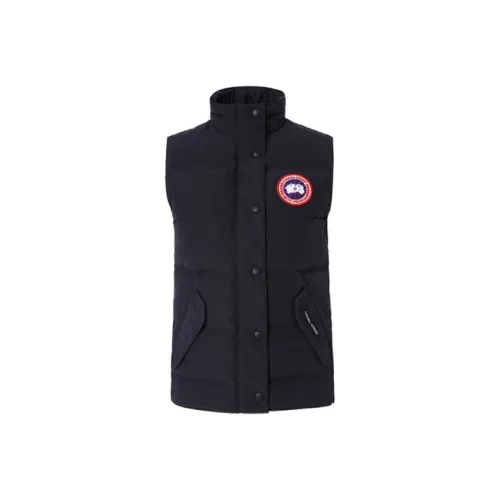 Canada Goose Down Vest Women's Dark Blue Канада Гусе Пуховый жилет Женские Темно-синий