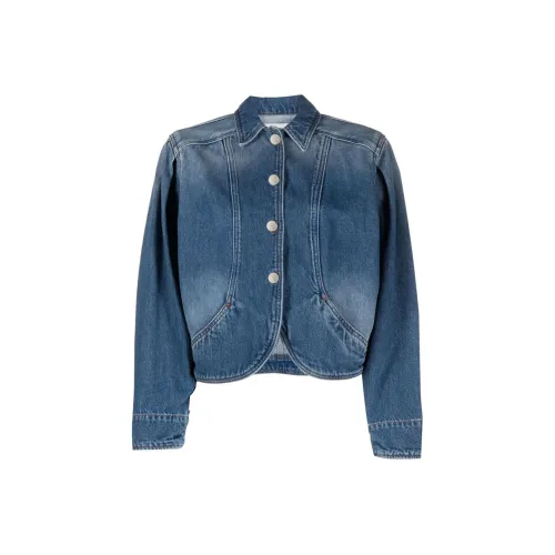 ISABEL MARANT Индиго Женские Джинсовые Куртки