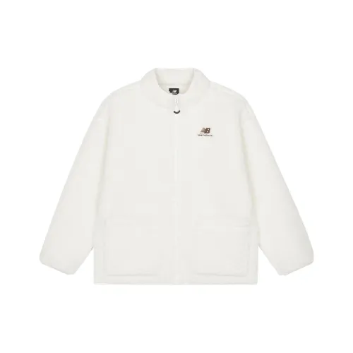 New Balance Белые Женские Бархатные Куртки