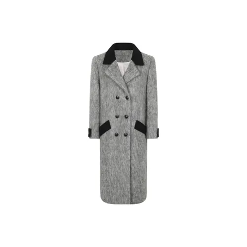 ASW ONLINE Серое Женское Пальто