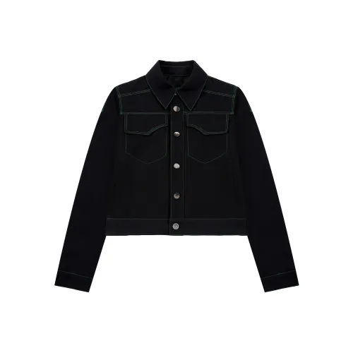 BIENKIMIIYE Denim Jacket Women's Black