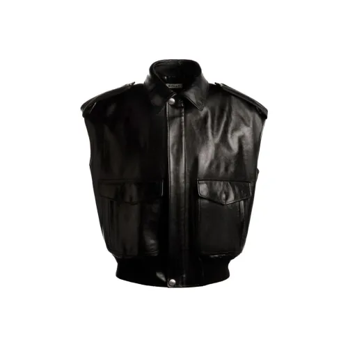 BALLY Кожа Куртка Женская Черная