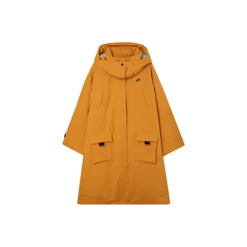 NIKE Свет Curry Желтый Женские Объёмные куртки (пуфы)