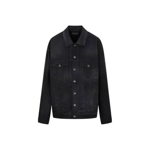 BALENCIAGA Черные Женские Джинсовые Куртки