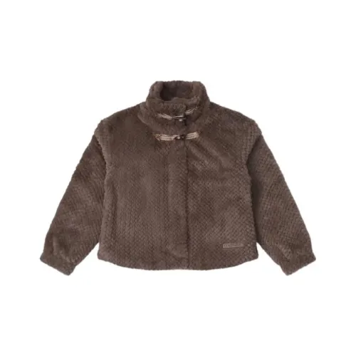 Converse FW23 Velvet Feel Пальто Женское Серый Коричневый