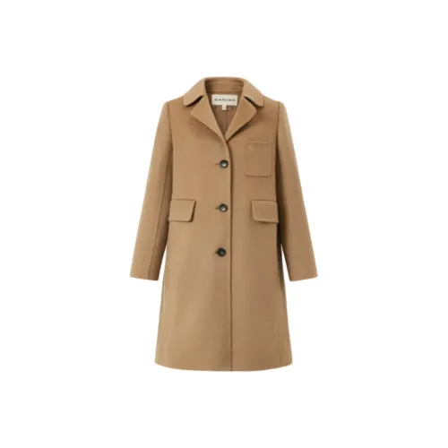 Carven Верблюжий Женское Пальто