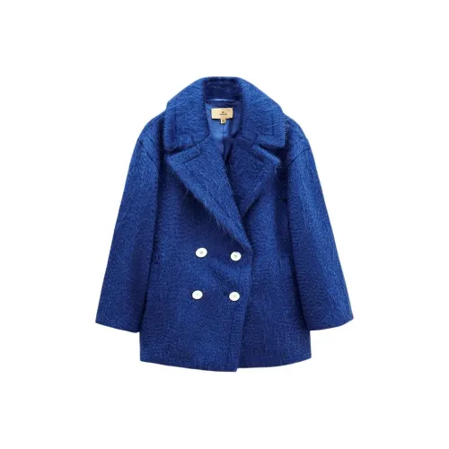 INSUN Королевский синий Женское пальто